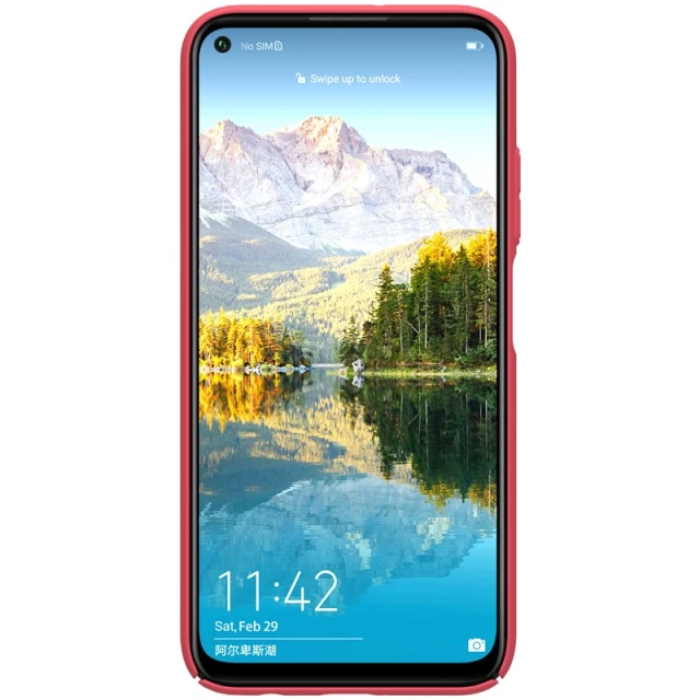 Чохол Nillkin Super Frosted Shield для Huawei P40 Lite | Nova 7i | Nova 6 SE Bright Red (P40L-96223)