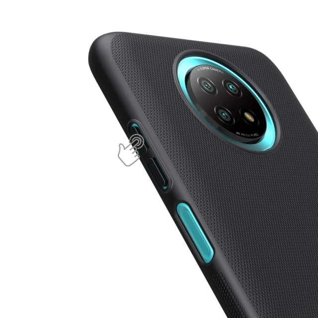 Чохол Nillkin Super Frosted Shield with stand для Xiaomi Redmi Note 9T Black (6902048212558)
