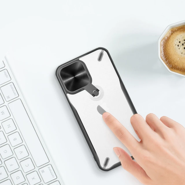Чохол Nillkin Cyclops для iPhone 13 Pro Black (6902048223714)