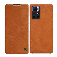 Чохол-книжка Nillkin Qin Leather для Xiaomi Redmi Note 11T 5G/Note 11S 5G/Note 11 5G/Poco M4 Pro 5G Brown (6902048234956)
