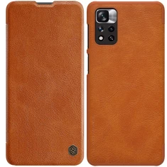 Чохол-книжка Nillkin Qin Leather для Xiaomi Redmi Note 11 Pro/11 Pro Plus Brown (6902048234987)