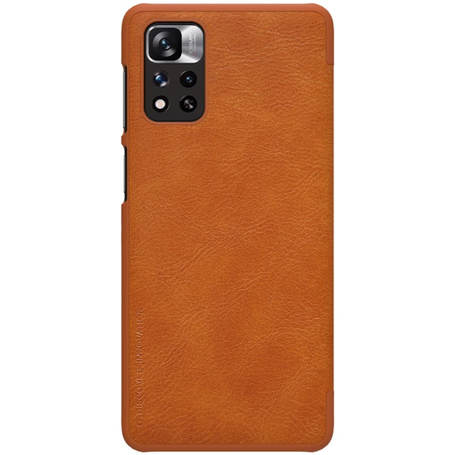 Чохол-книжка Nillkin Qin Leather для Xiaomi Redmi Note 11 Pro/11 Pro Plus Brown (6902048234987)