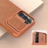 Чехол Nillkin Qin Leather Pro для Samsung Galaxy S22 Plus Brown (6902048235540)