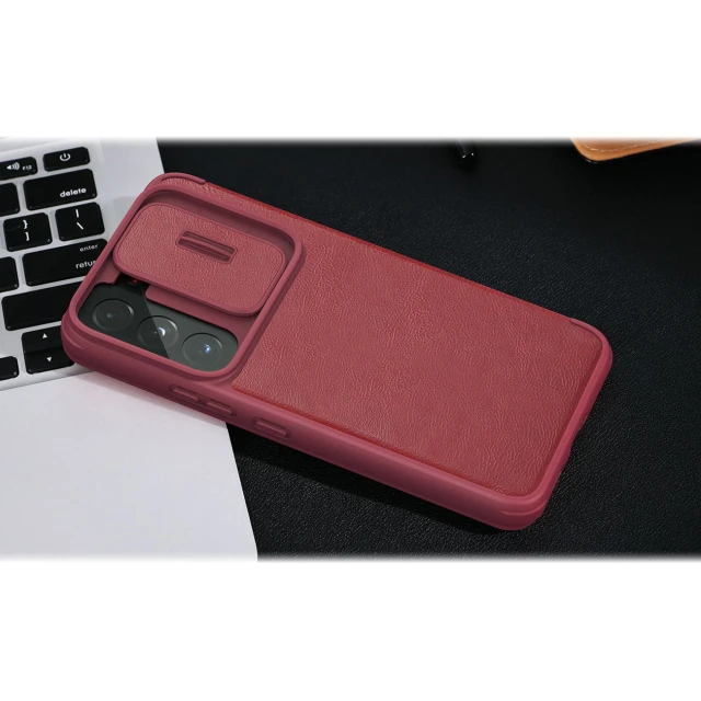 Чехол Nillkin Qin Leather Pro для Samsung Galaxy S22 Plus Brown (6902048235540)