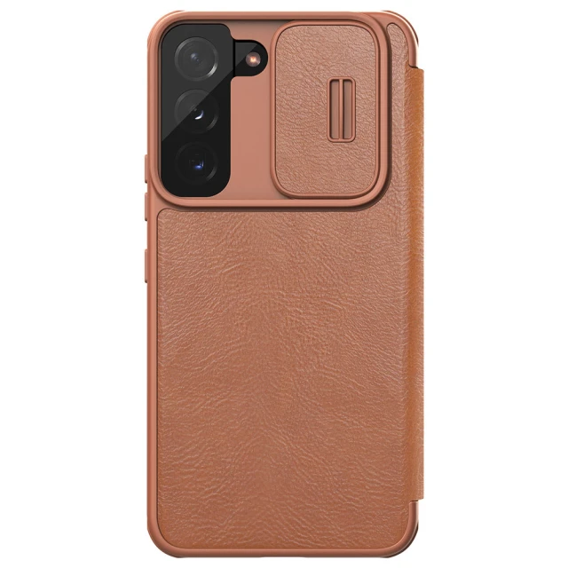 Чехол Nillkin Qin Leather Pro для Samsung Galaxy S22 Plus Brown (6902048235540)