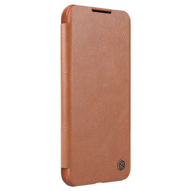 Чехол Nillkin Qin Leather Pro для Samsung Galaxy S22 Plus Brown (6902048235540)