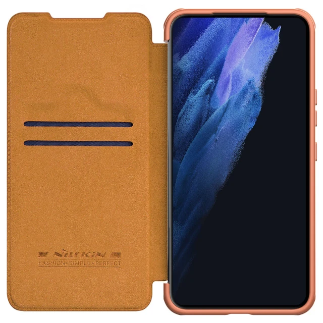 Чехол Nillkin Qin Leather Pro для Samsung Galaxy S22 Plus Brown (6902048235540)