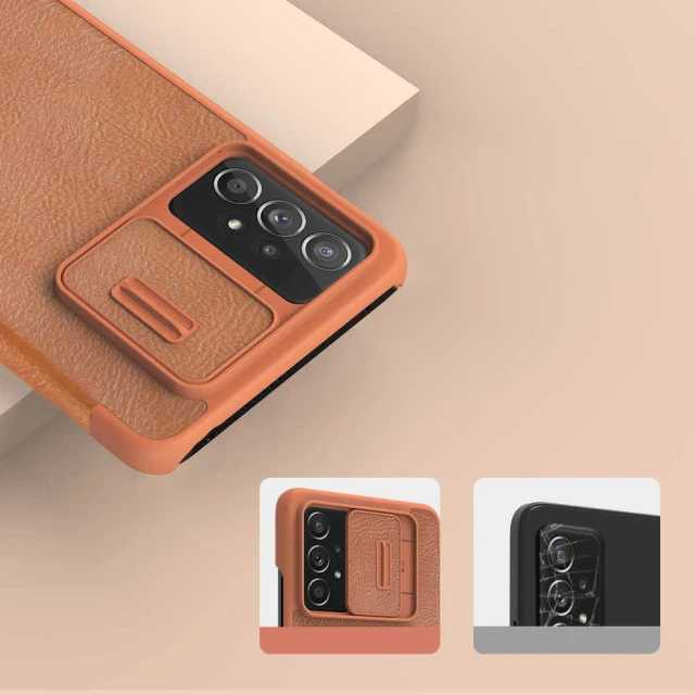 Чохол Nillkin Qin Leather Pro для Samsung Galaxy A73 Black (6902048237667)