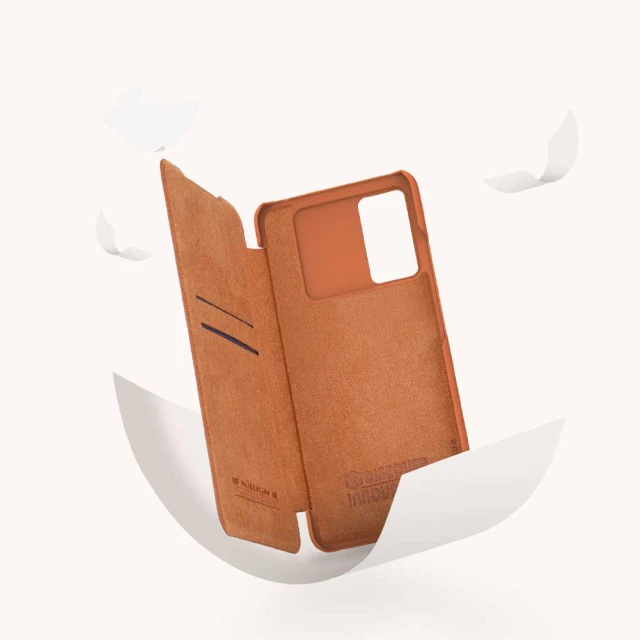 Чохол Nillkin Qin Leather Pro для Samsung Galaxy A73 Red (6902048237674)