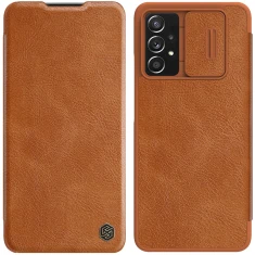 Чохол Nillkin Qin Leather Pro для Samsung Galaxy A73 Brown (6902048237681)