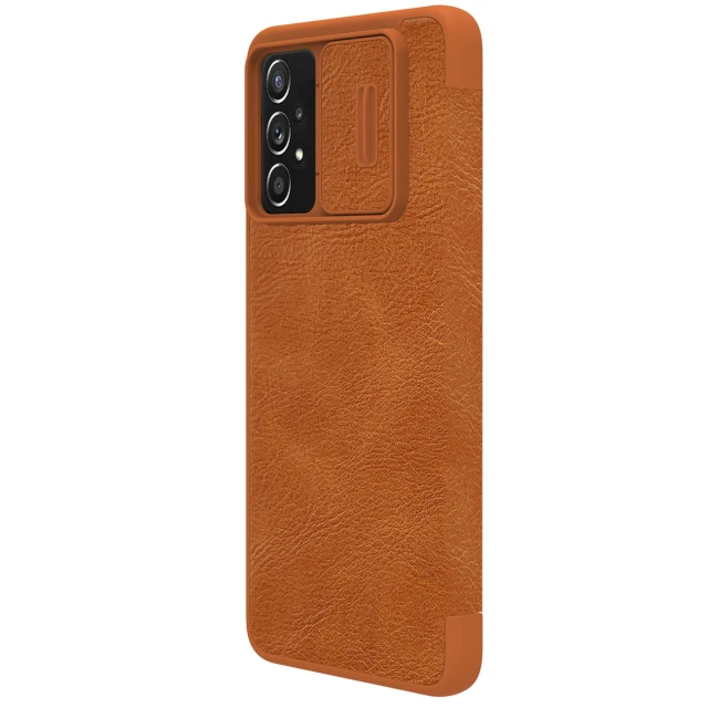 Чохол Nillkin Qin Leather Pro для Samsung Galaxy A73 Brown (6902048237681)