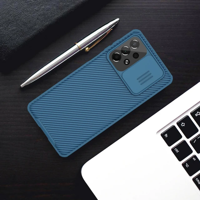Чохол Nillkin CamShield Pro для Samsung Galaxy A73 Blue (6902048237766)