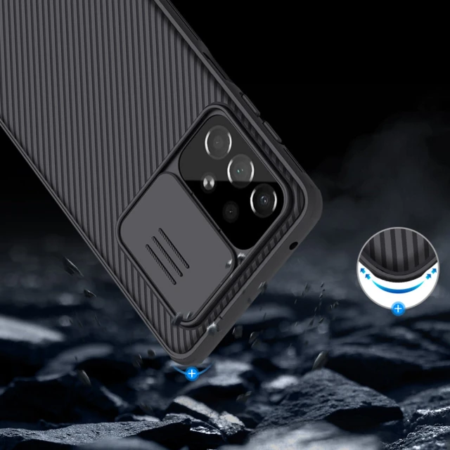 Чохол Nillkin CamShield Pro для Samsung Galaxy A73 Blue (6902048237766)