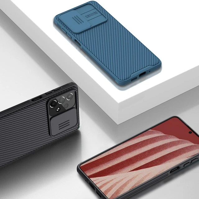 Чохол Nillkin CamShield Pro для Samsung Galaxy A73 Blue (6902048237766)
