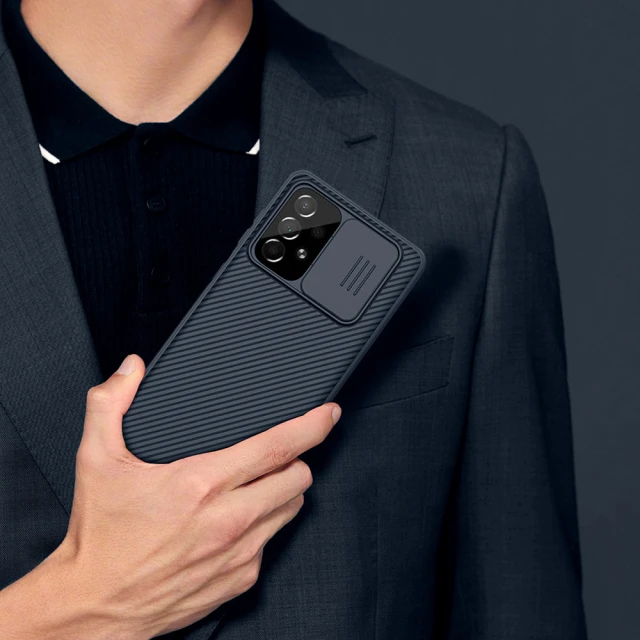 Чохол Nillkin CamShield Pro для Samsung Galaxy A73 Blue (6902048237766)