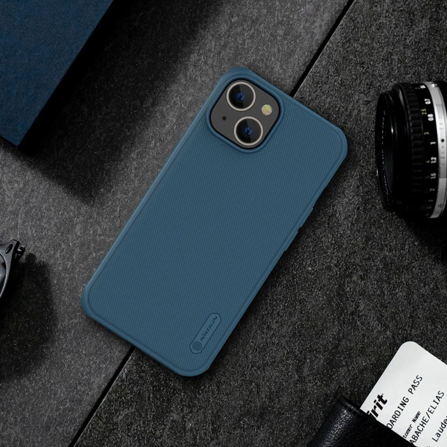 Чохол Nillkin Super Frosted Shield Pro для iPhone 14 Plus Blue (6902048248144)