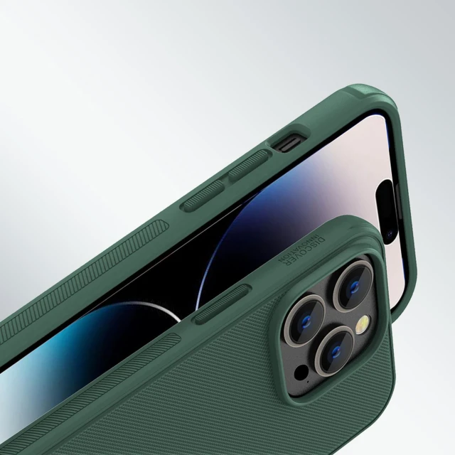 Чохол Nillkin Super Frosted Shield Pro для iPhone 14 Pro Max Blue (6902048248182)
