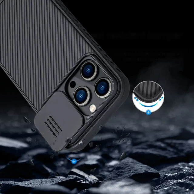 Чохол Nillkin Camshield Pro для iPhone 14 Pro Blue (6902048248335)