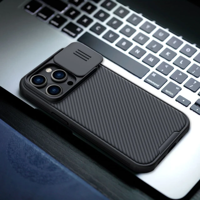 Чохол Nillkin Camshield Pro для iPhone 14 Pro Blue (6902048248335)