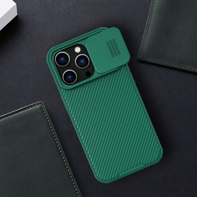 Чохол Nillkin Camshield Pro для iPhone 14 Pro Blue (6902048248335)