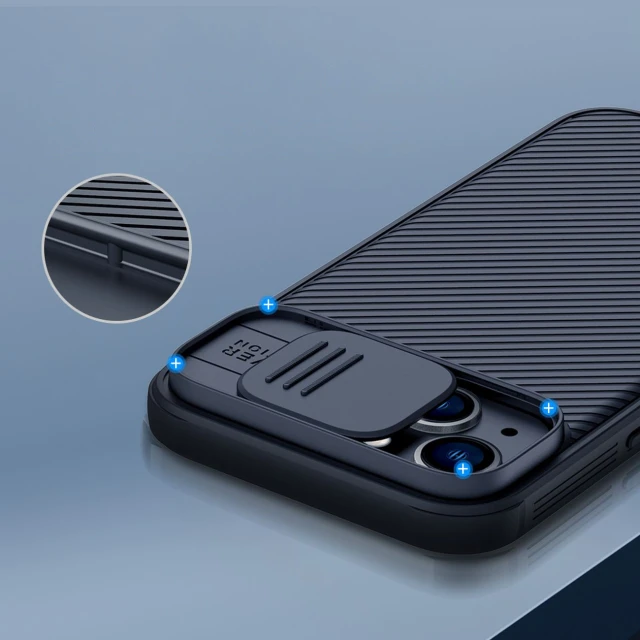 Чохол Nillkin Camshield Pro для iPhone 14 Plus Black with MagSafe (6902048248458)