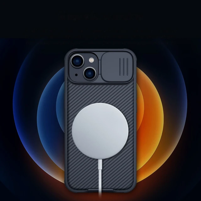 Чохол Nillkin Camshield Pro для iPhone 14 Plus Black with MagSafe (6902048248458)