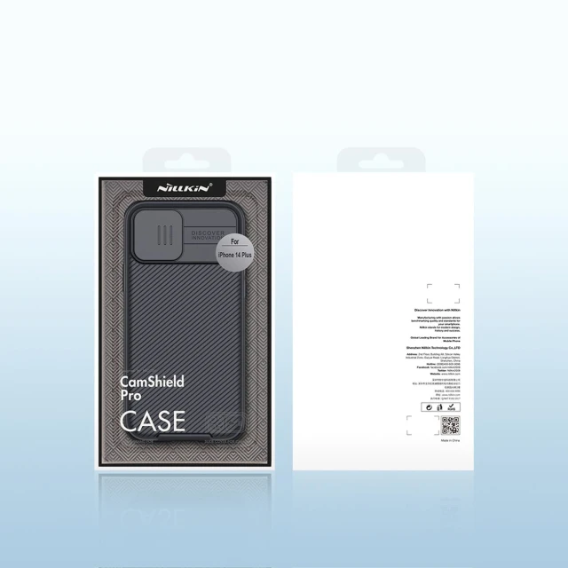 Чохол Nillkin Camshield Pro для iPhone 14 Plus Blue with MagSafe (6902048248465)