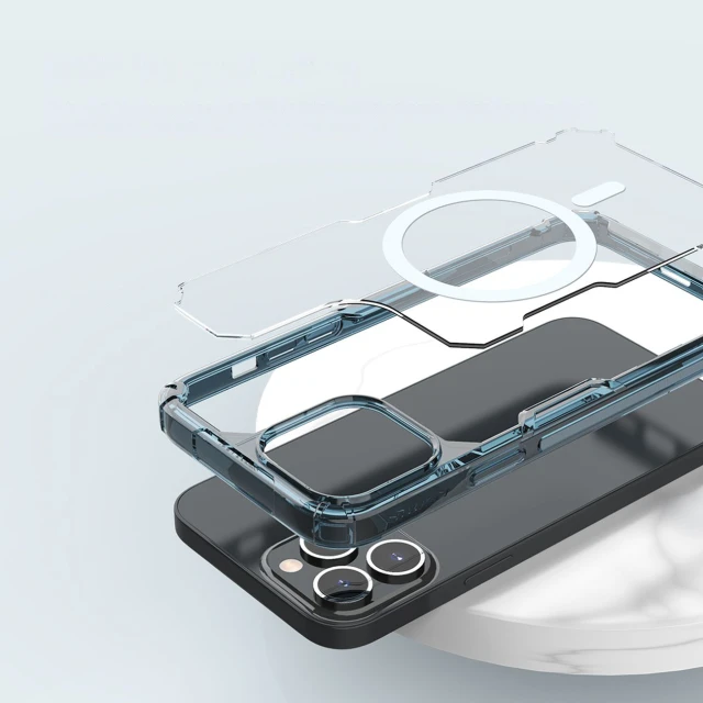Чохол Nillkin Nature Pro для iPhone 14 Pro Blue with MagSafe (6902048248601)