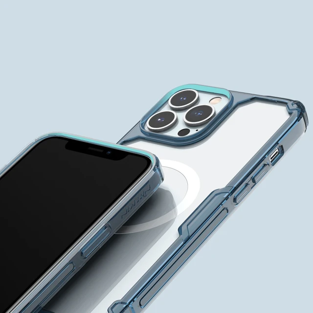 Чохол Nillkin Nature Pro для iPhone 14 Pro Blue with MagSafe (6902048248601)