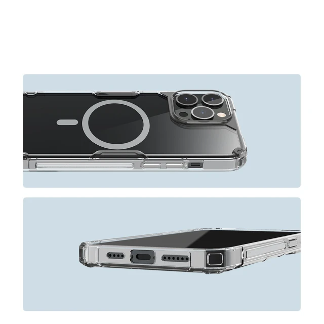 Чохол Nillkin Nature Pro для iPhone 14 Pro Blue with MagSafe (6902048248601)