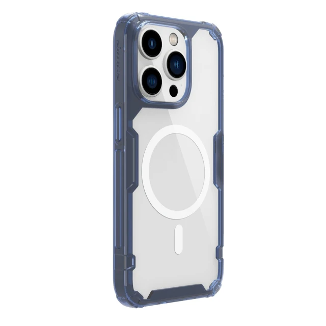 Чохол Nillkin Nature Pro для iPhone 14 Pro Blue with MagSafe (6902048248601)