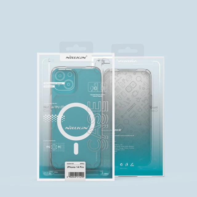 Чохол Nillkin Nature Pro для iPhone 14 Pro Blue with MagSafe (6902048248601)
