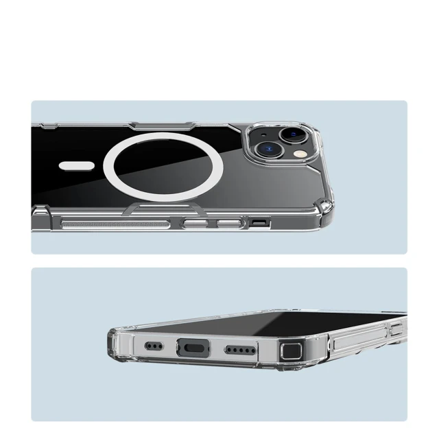 Чохол Nillkin Nature Pro для iPhone 14 Plus Transparent with MagSafe (6902048248618)