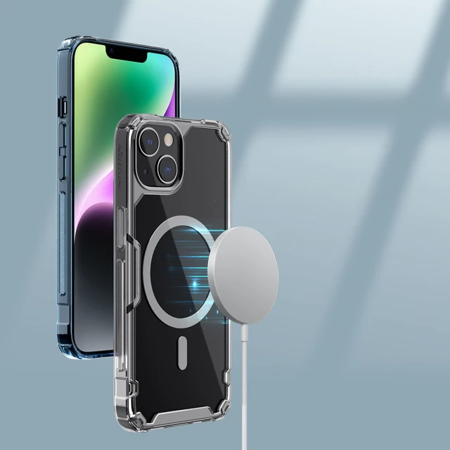 Чохол Nillkin Nature Pro для iPhone 14 Plus Transparent with MagSafe (6902048248618)