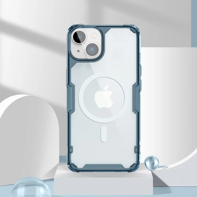 Чохол Nillkin Nature Pro для iPhone 14 Plus Blue with MagSafe (6902048248625)