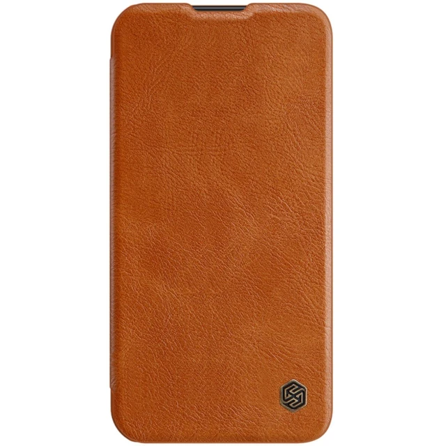 Чохол Nillkin Qin Pro для iPhone 14 Plus Brown (6902048248984)