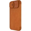 Чохол Nillkin Qin Pro для iPhone 14 Plus Brown (6902048248984)