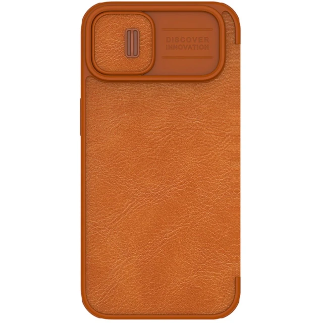 Чохол Nillkin Qin Pro для iPhone 14 Plus Brown (6902048248984)