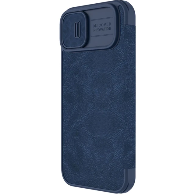 Чохол Nillkin Qin Pro для iPhone 14 Plus Blue (6902048249004)