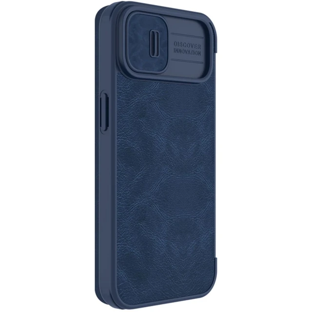 Чохол Nillkin Qin Pro для iPhone 14 Plus Blue (6902048249004)