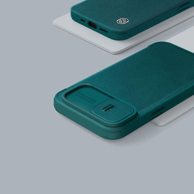 Чохол Nillkin Qin Pro для iPhone 14 Plus Exuberant Green (6902048249103)
