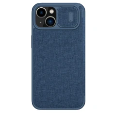 Чохол Nillkin Qin Cloth Pro для iPhone 14 Plus Blue (6902048249172)
