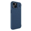Чохол Nillkin Qin Cloth Pro для iPhone 14 Plus Blue (6902048249172)