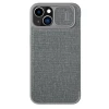 Чехол Nillkin Qin Cloth Pro для iPhone 14 Plus Grey (6902048249189)