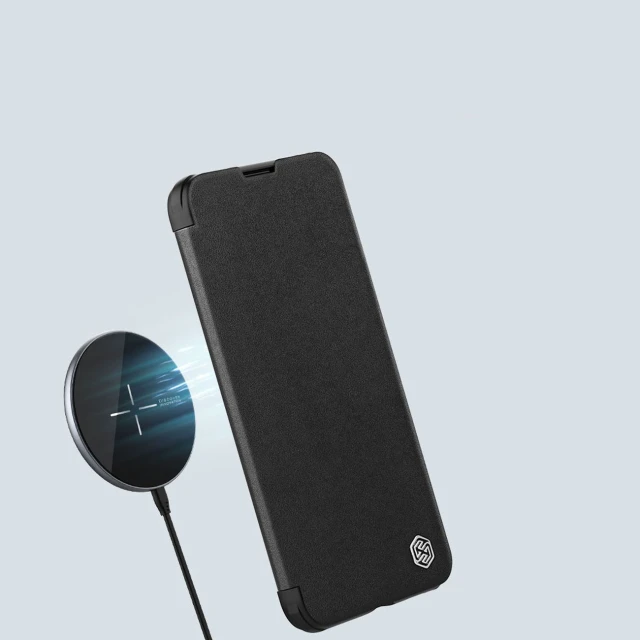 Чехол Nillkin Qin Cloth Pro для iPhone 14 Plus Grey (6902048249189)