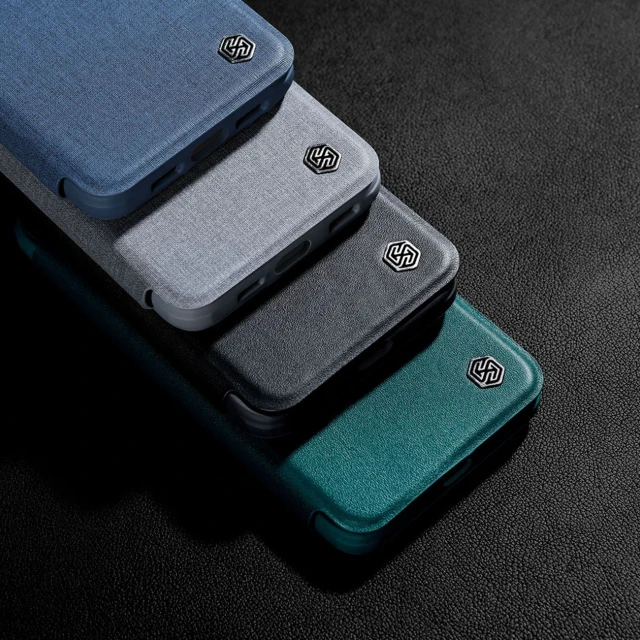 Чехол Nillkin Qin Cloth Pro для iPhone 14 Plus Grey (6902048249189)