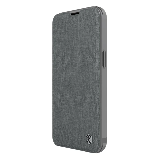 Чехол Nillkin Qin Cloth Pro для iPhone 14 Plus Grey (6902048249189)