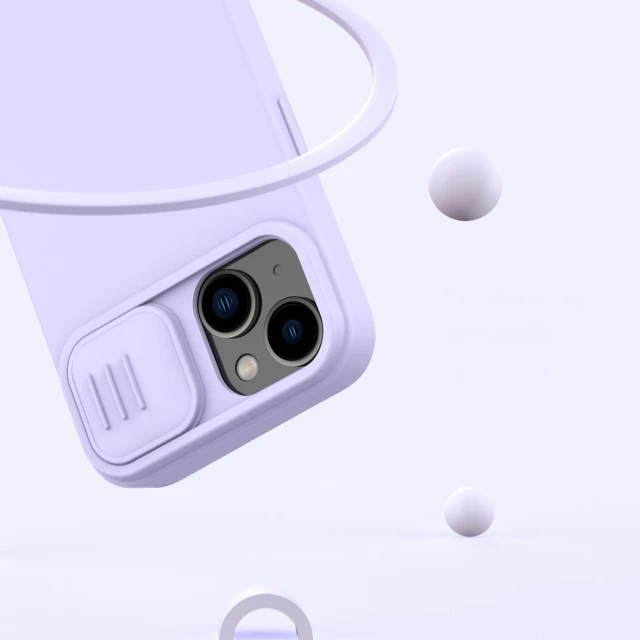 Чохол Nillkin Camshield Silky для iPhone 14 Plus Misty Purple (6902048249325)
