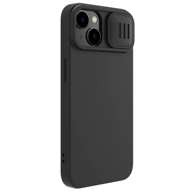 Чохол Nillkin Camshield Magnetic Silicone для iPhone 14 Plus Black with MagSafe (6902048249455)