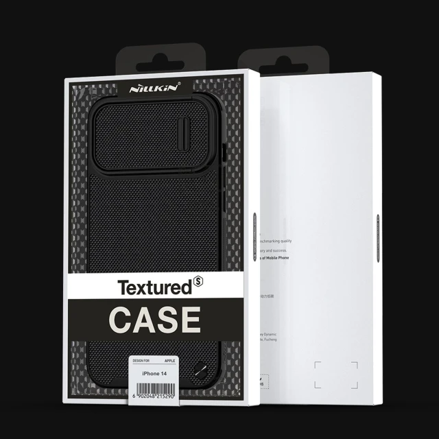 Чохол Nillkin Textured S для iPhone 14 | 13 Black with MagSafe (6902048249530)